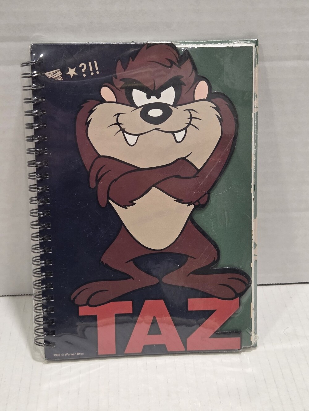 Warner Bros Vintage 1996 TAZ Sealed Spiral Notebook Looney Tunes